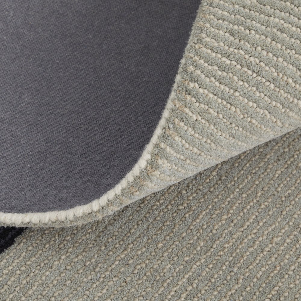 Maguire Transitional Abstract, Taupe/Black, 2' x 3' Accent Rug. Picture 7