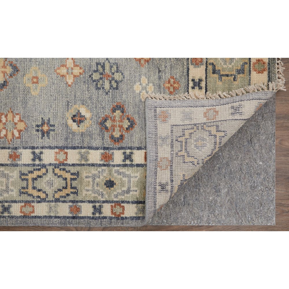Fillmore Transitional Diamond, Blue/Taupe/Gray, 9' x 12' Area Rug. Picture 4