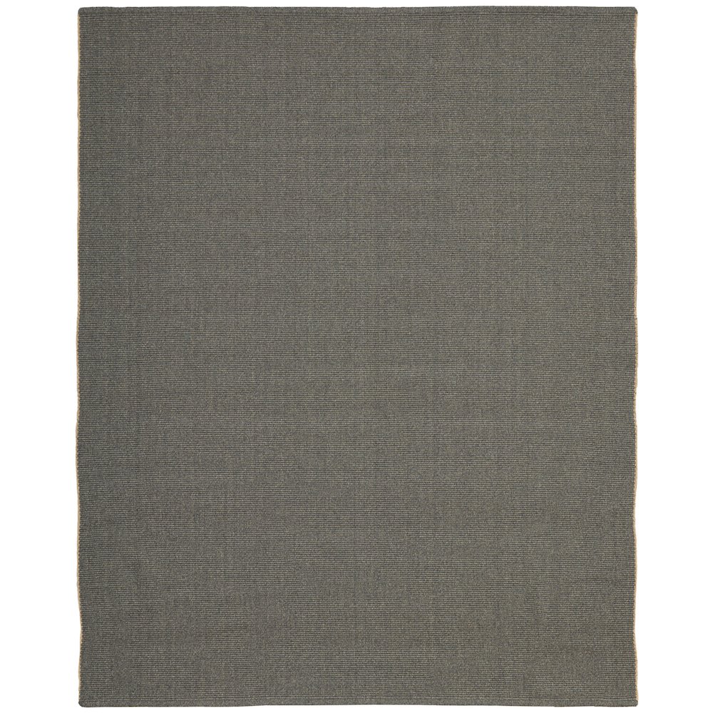 Theo Modern Solid, Green/Tan, 9' x 12' Area Rug. Picture 1