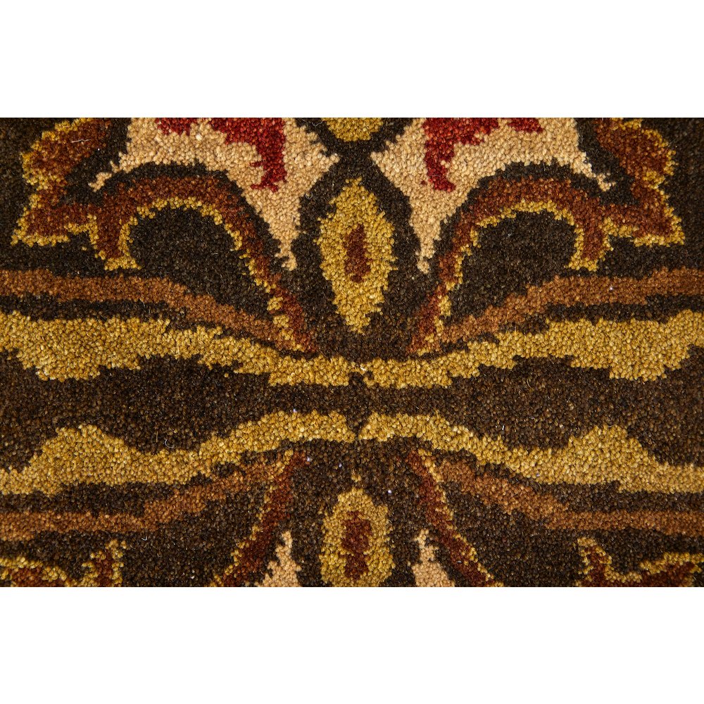 Amzad Transitional Ikat, Brown/Red/Tan, 8'-6" x 11'-6" Area Rug. Picture 5