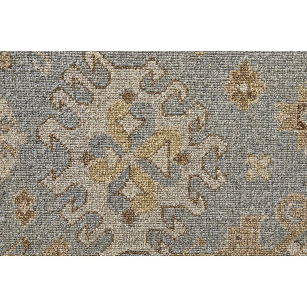 Corbitt Traditional Oriental, Blue/Gray/Ivory, 7'-9" x 9'-9" Area Rug. Picture 6
