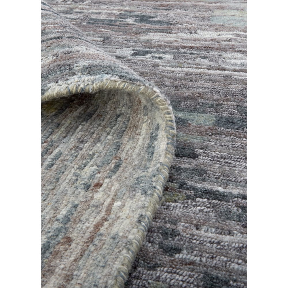 Conroe Modern Abstract, Blue/Gray, 2' x 3' Accent Rug. Picture 6
