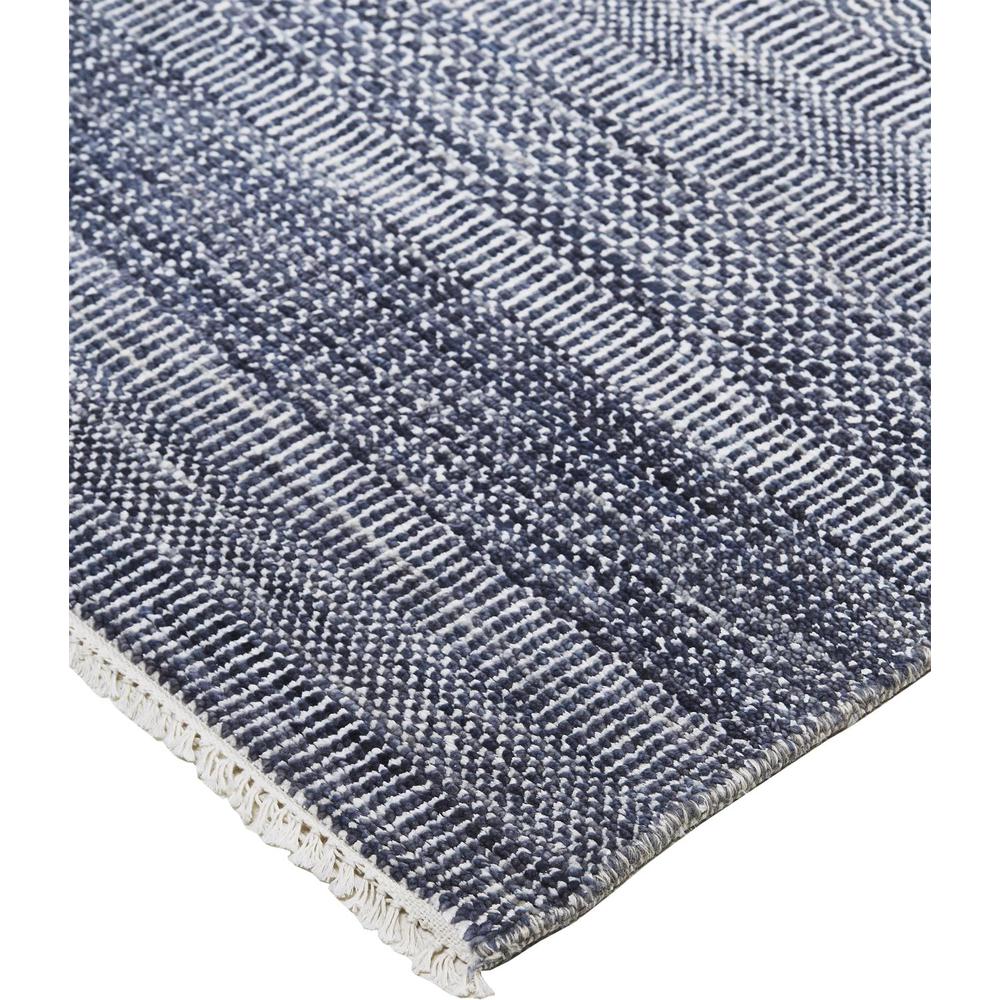 Janson Classic Striped Area Rug, Navy Blue/Silver Gray, 8ft-6in x 11ft-6in, I92I6062NVYSLVG50. Picture 2