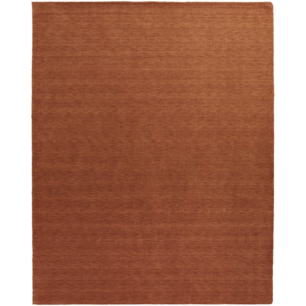 Luna Modern Solid, Orange, 2' x 3' Accent Rug. Picture 1
