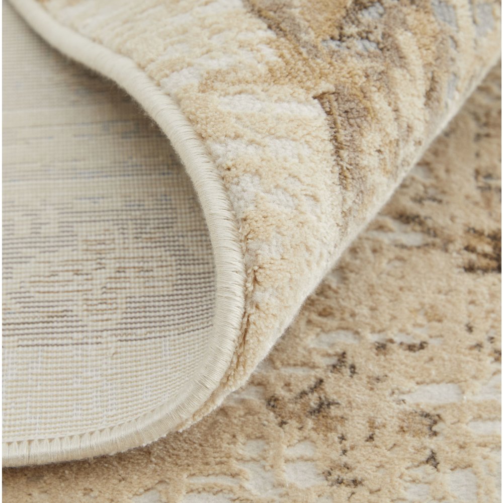 Celene Traditional Bordered, Tan/Brown/Gray, 7'-9" x 10' Area Rug. Picture 7