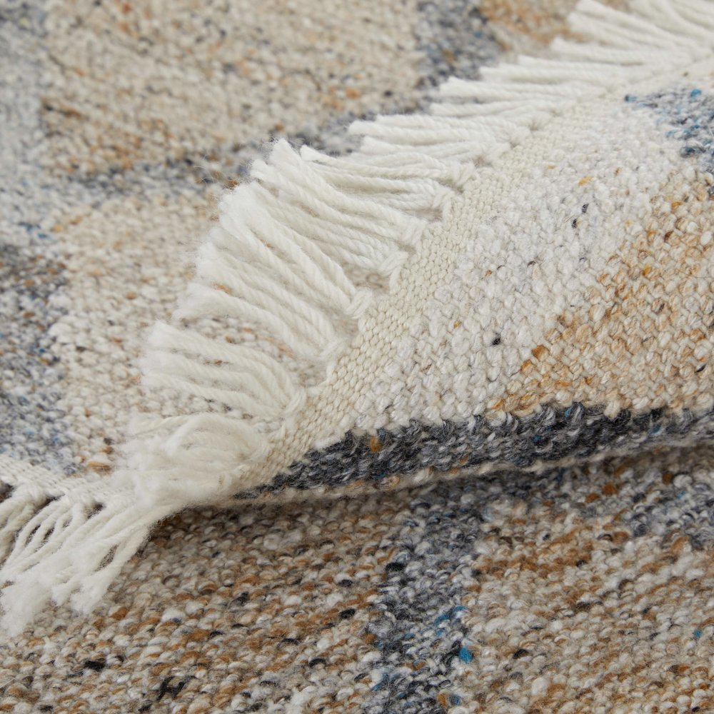 Beckett Transitional Trellis & Lattice, Gray/Ivory/Tan, 5' x 8' Area Rug. Picture 7