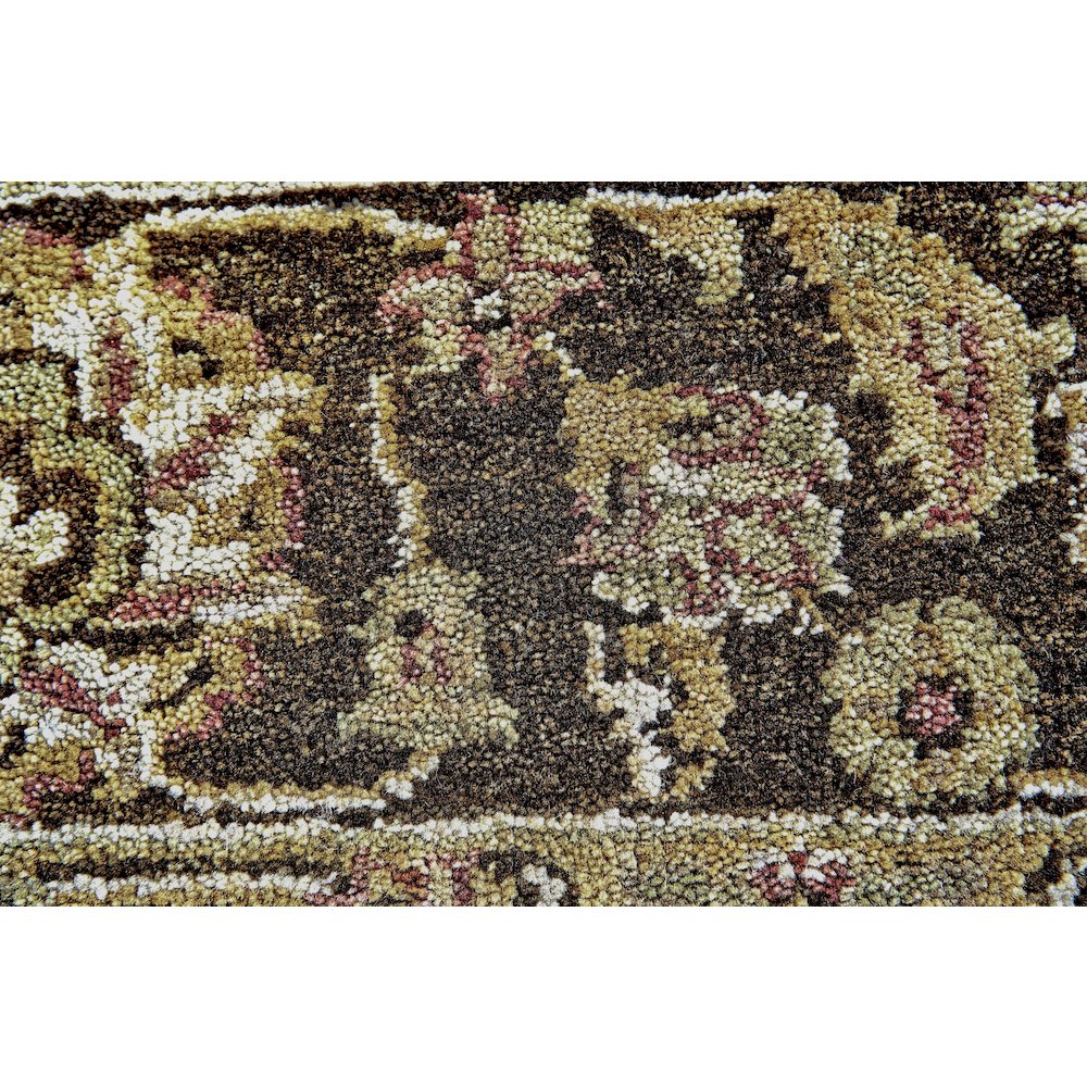 Drake Traditional Persian, Ivory/Gold/Brown, 7'-9" x 9'-9" Area Rug. Picture 3