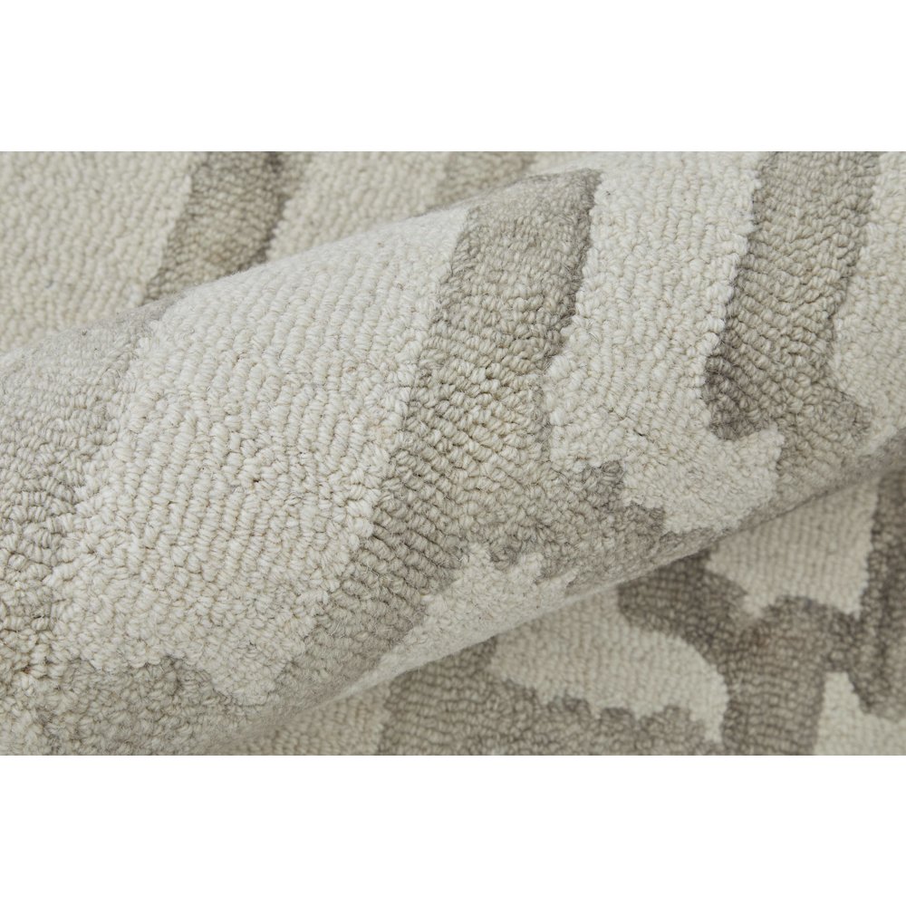 Lorrain Modern Geometric, Ivory/Taupe, 8' x 11' Area Rug. Picture 5