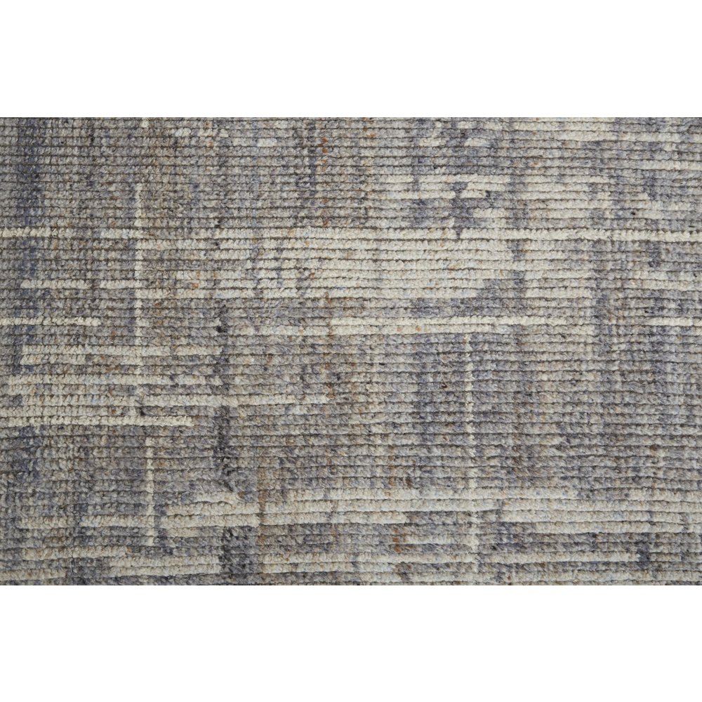 Alford Modern Abstract, Gray/Ivory/Taupe, 7'-9" x 9'-9" Area Rug. Picture 6