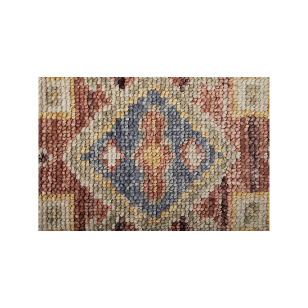 Fillmore Transitional Medallion, Red/Ivory/Gold, 2' x 3' Accent Rug. Picture 6
