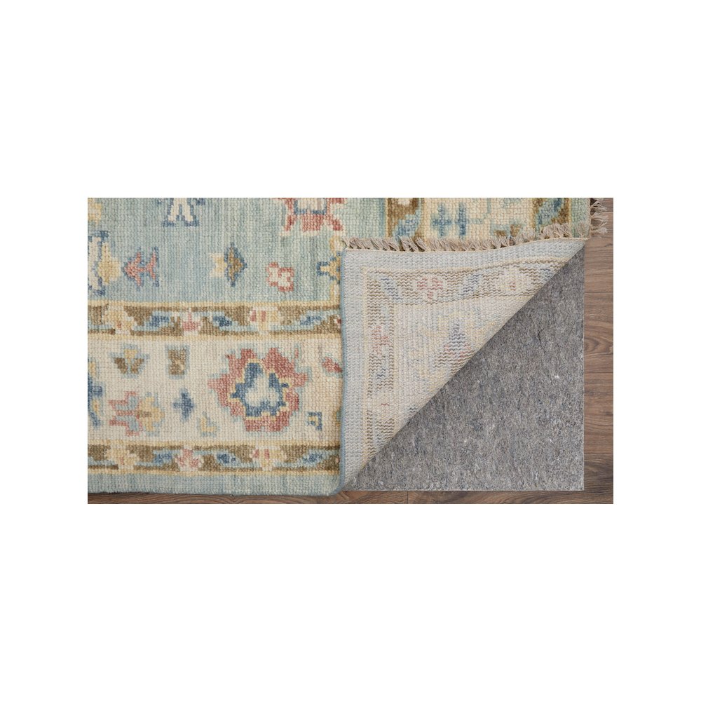 Fillmore Transitional Floral & Botanical, Blue/Ivory/Yellow, 5' x 8' Area Rug. Picture 4