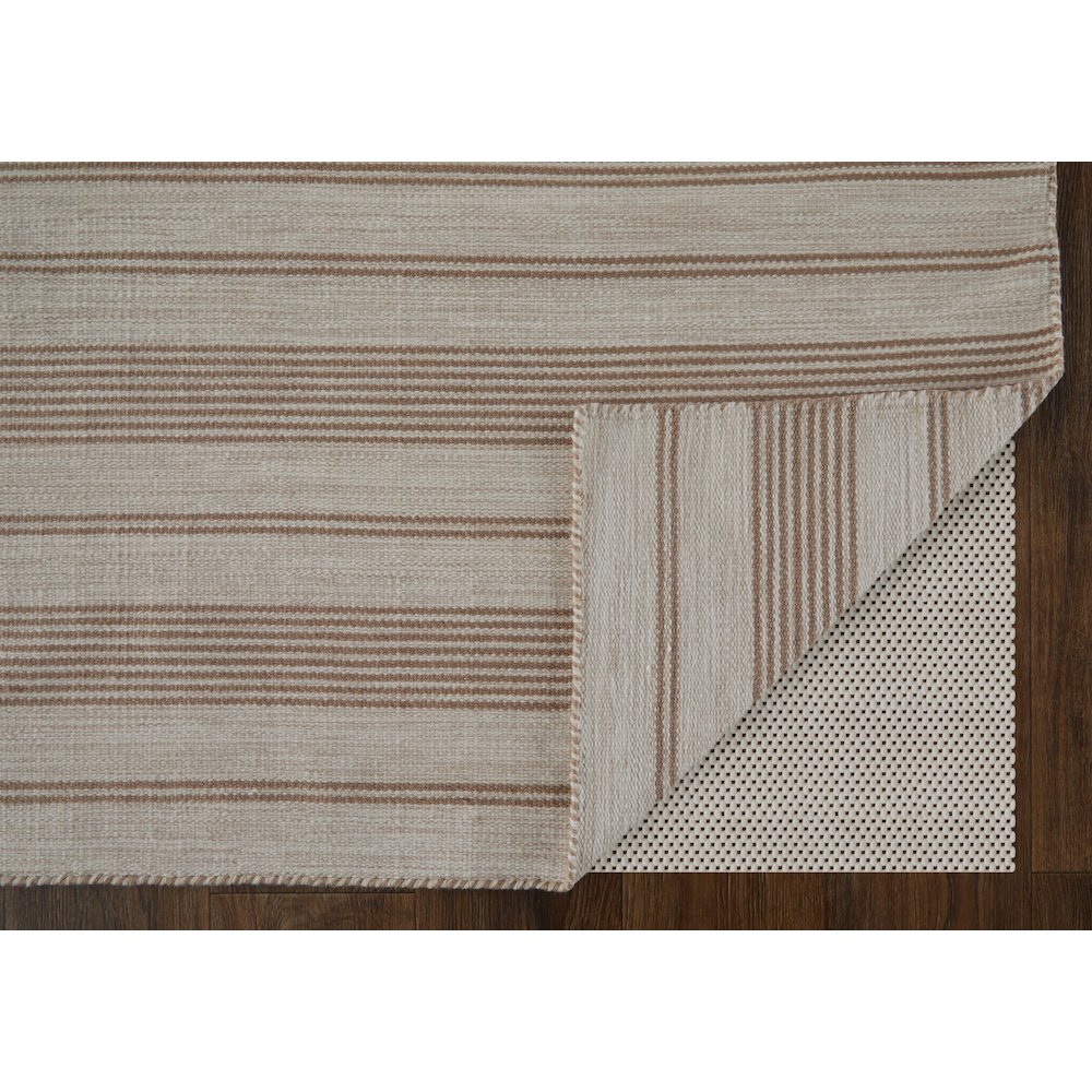 Duprine Transitional Stripes, Ivory/Taupe, 10' x 14' Area Rug. Picture 4