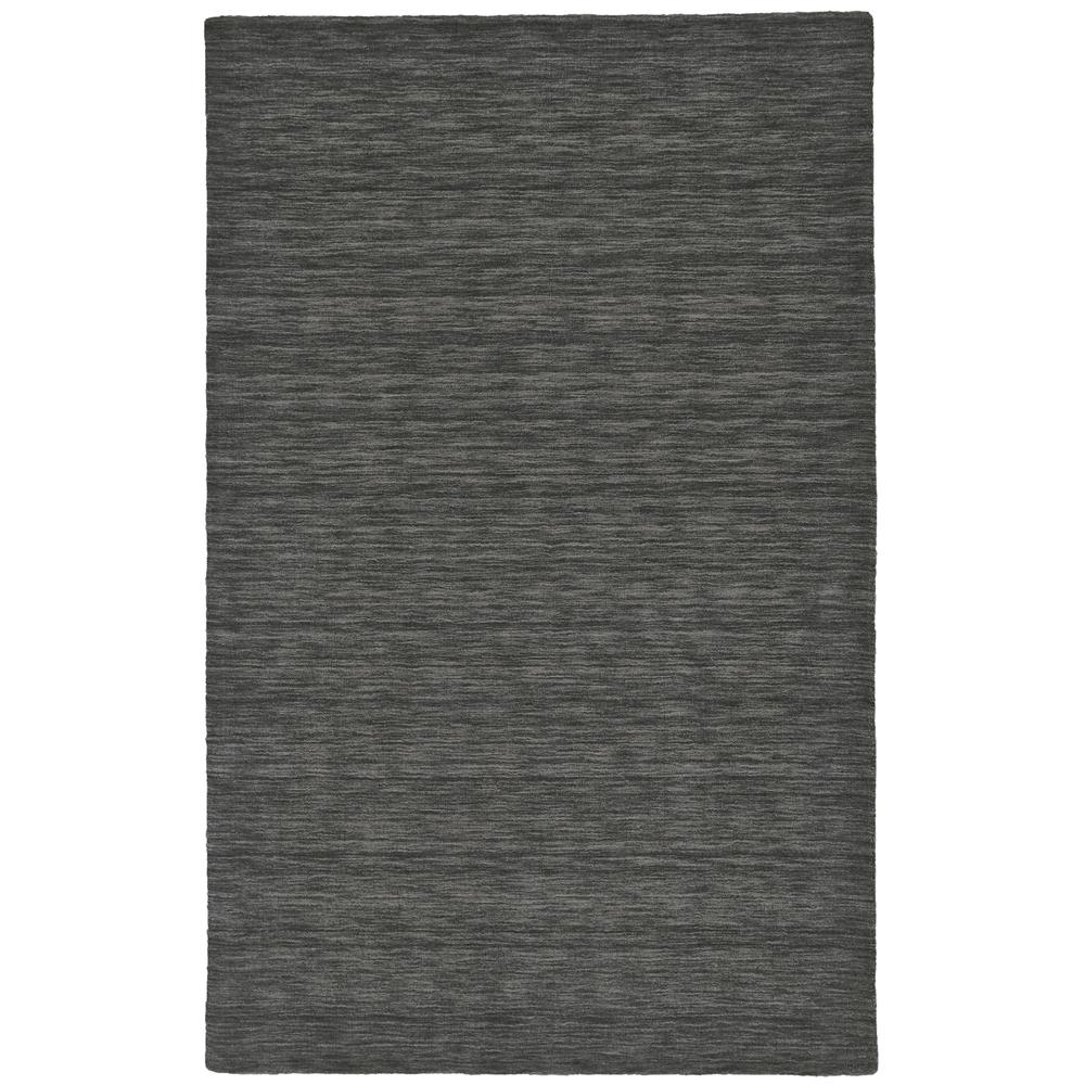 Luna Hand Woven Marled Wool Rug, Charcoal Gray, 2ft x 3ft Accent Rug, 5798049FCHL000P00. Picture 2