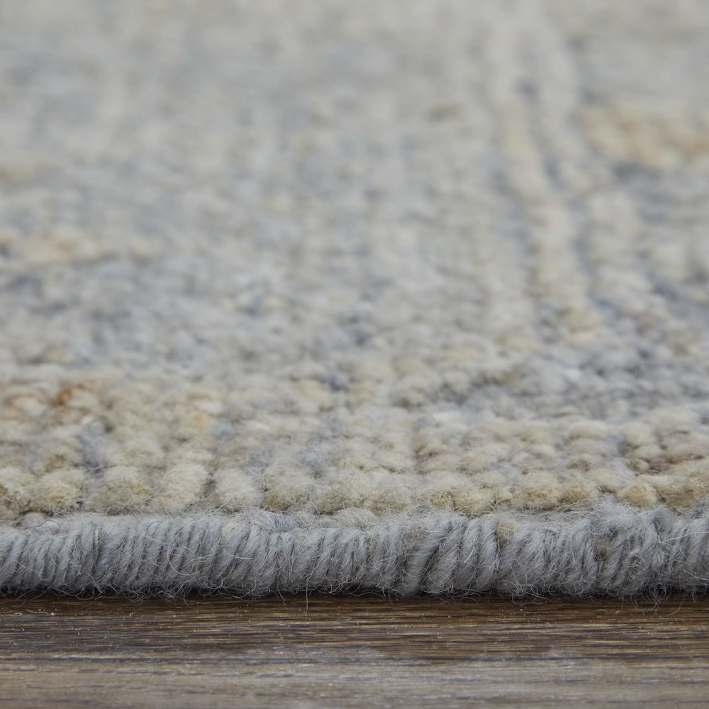 Transitional Floral & Botanical, Blue/Gray/Yellow, 8'-6" x 11'-6" Area Rug. Picture 8