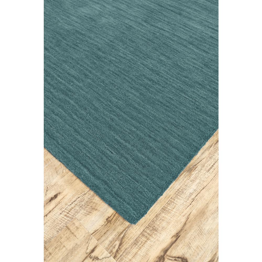 Luna Hand Woven Marled Wool Rug, Teal Blue/Green, 9ft-6in x 13ft-6in Area Rug, 5798049FTEL000H50. Picture 3