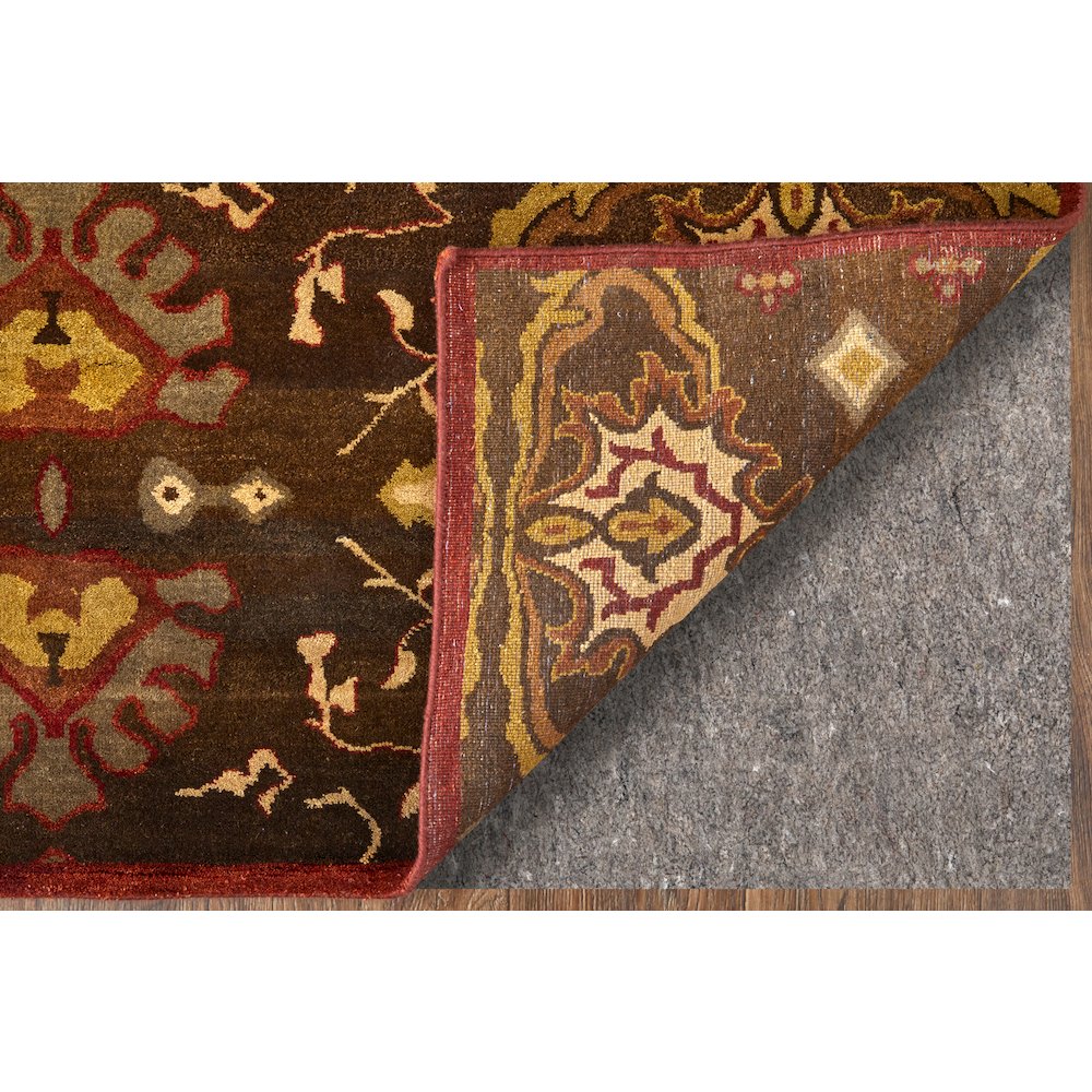 Amzad Transitional Ikat, Brown/Red/Tan, 5'-6" x 8'-6" Area Rug. Picture 3