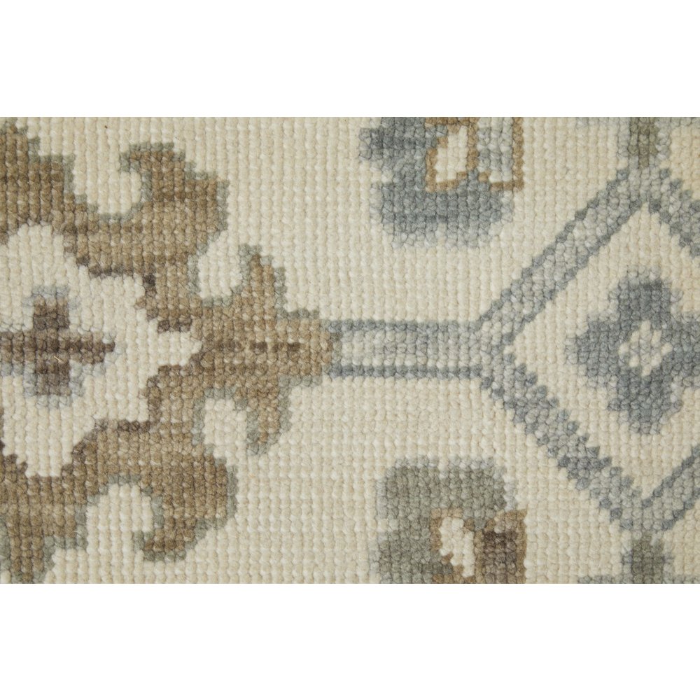 Karina Transitional Floral & Botanical, Ivory/Gray/Brown, 7'-9" x 9'-9" Area Rug. Picture 5