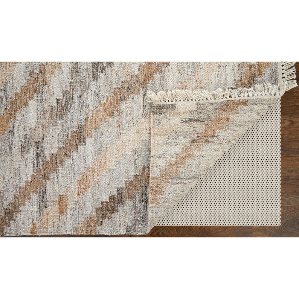Beckett Transitional Geometric, Ivory/Gray/Tan, 5' x 8' Area Rug. Picture 4