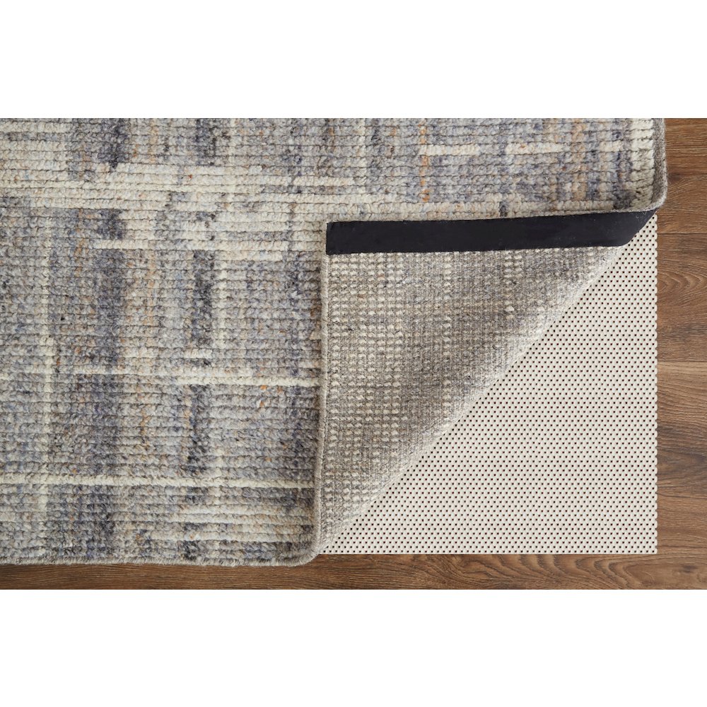 Alford Modern Abstract, Gray/Ivory/Taupe, 8'-6" x 11'-6" Area Rug. Picture 4