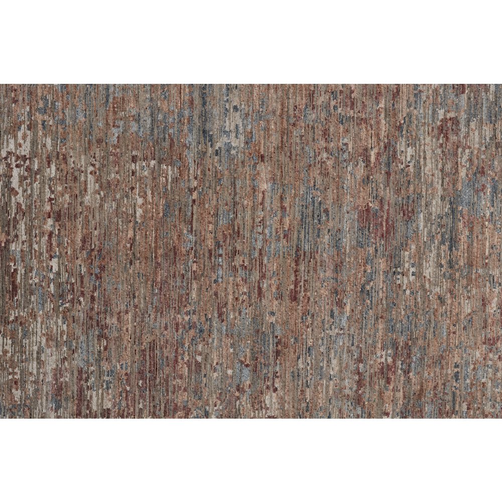 Conroe Modern Abstract, Red/Blue, 2' x 3' Accent Rug. Picture 5