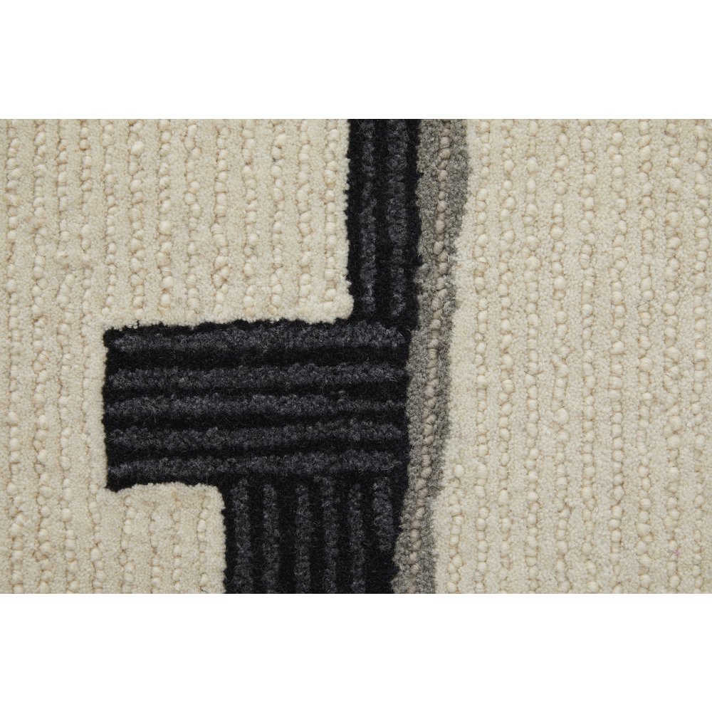 Maguire Transitional Abstract, Ivory/Gray/Taupe, 10' x 14' Area Rug. Picture 6