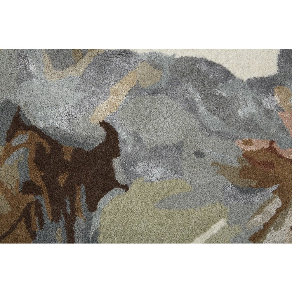 Dafney Transitional Floral & Botanical, Tan/Gray/Green, 2' x 3' Accent Rug. Picture 6