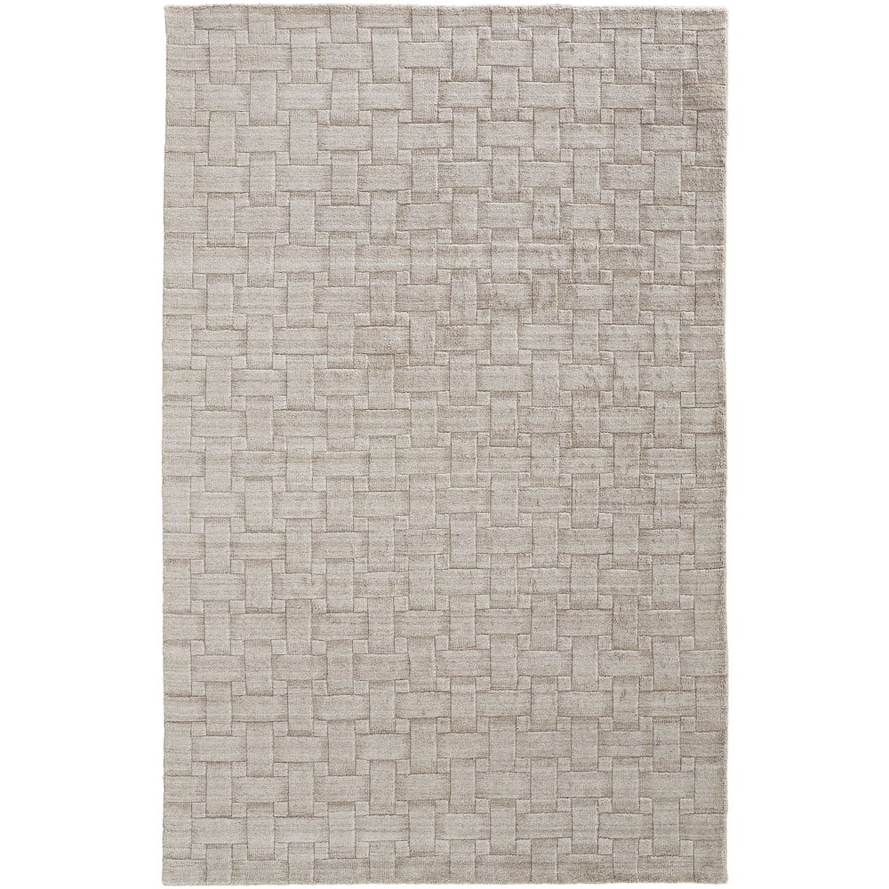 Redford Transitional Solid, Ivory, 2' x 3' Accent Rug. Picture 1