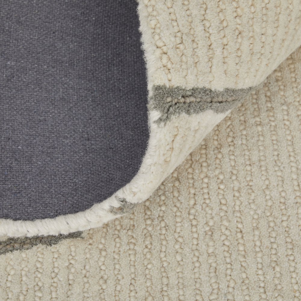 Maguire Transitional Abstract, Ivory/Gray/Taupe, 10' x 14' Area Rug. Picture 7