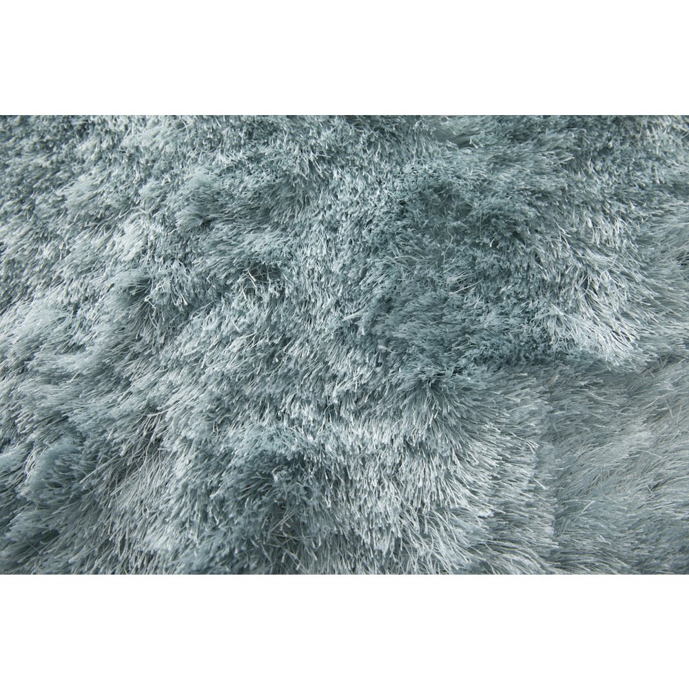 Indochine Plush Shag Area Rug, Metallic Sheen, Light Aqua Blue, 4ft-9in x 7ft-6in, 4944550FLAQ000E04. Picture 6