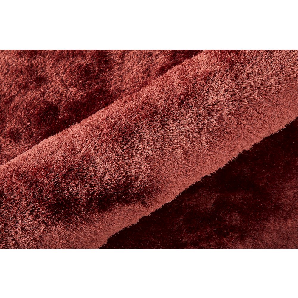 Indochine Modern Solid, Red/Orange, 7'-6" x 9'-6" Area Rug. Picture 6