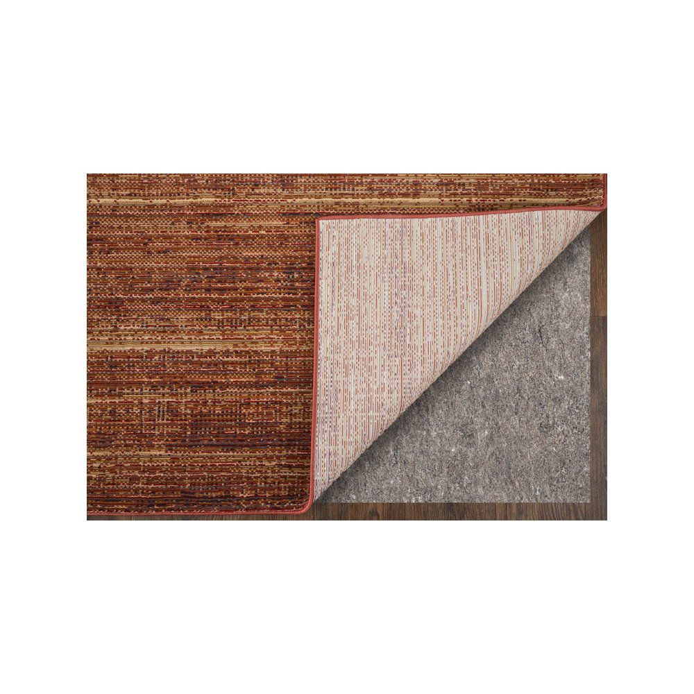Deja Modern Solid, Brown/Red/Tan, 7'-10" x 10'-3" Area Rug. Picture 3