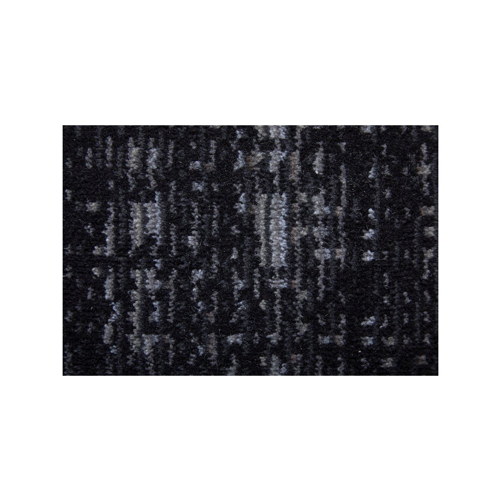 Deja Modern Solid, Black/Silver/Gray, 5' x 7'-6" Area Rug. Picture 5