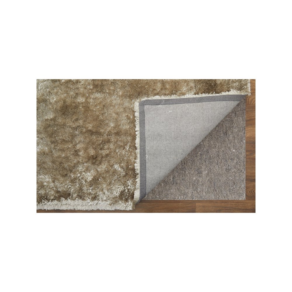 Blunham Lustrous Shimmering Shag Rug, Goloden Bronze, 7ft x 10ft Area Rug, 7494116FTPE000F07. Picture 4