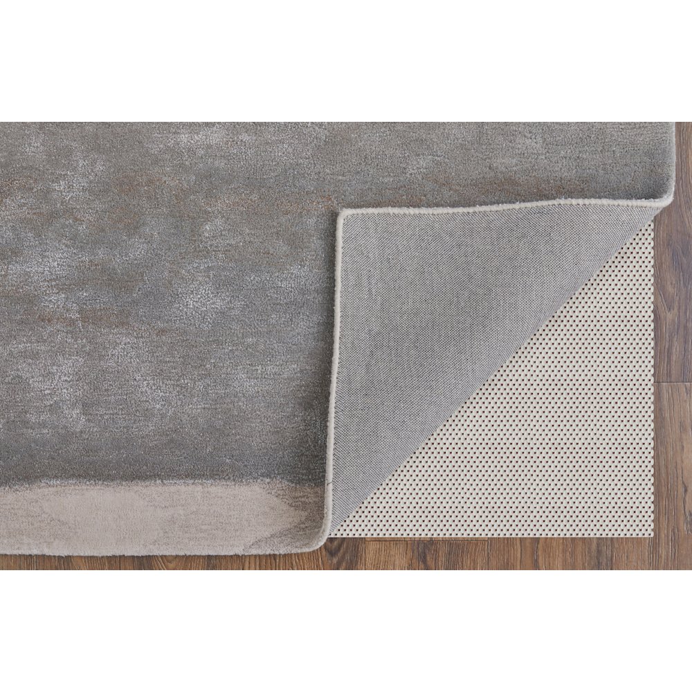 Anya Transitional Abstract, Ivory/Gray, 9' x 12' Area Rug. Picture 4