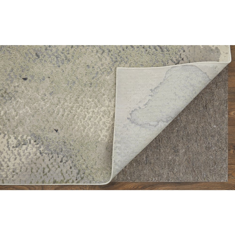 Clio Modern Abstract, Taupe/Brown/Black, 2' x 3' Accent Rug. Picture 4