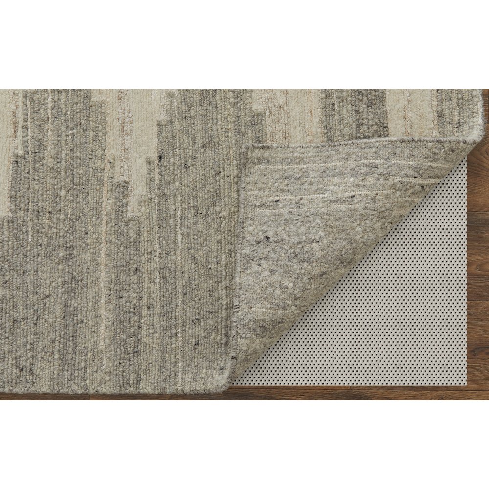 Navaro Modern Gradient & Ombre, Ivory/Tan, 7'-9" x 9'-9" Area Rug. Picture 4