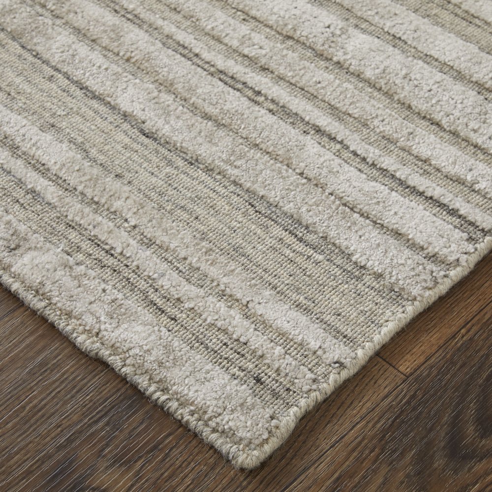 Elias Modern Abstract, Brown/Blue/Tan, 8' x 10' Area Rug. Picture 3