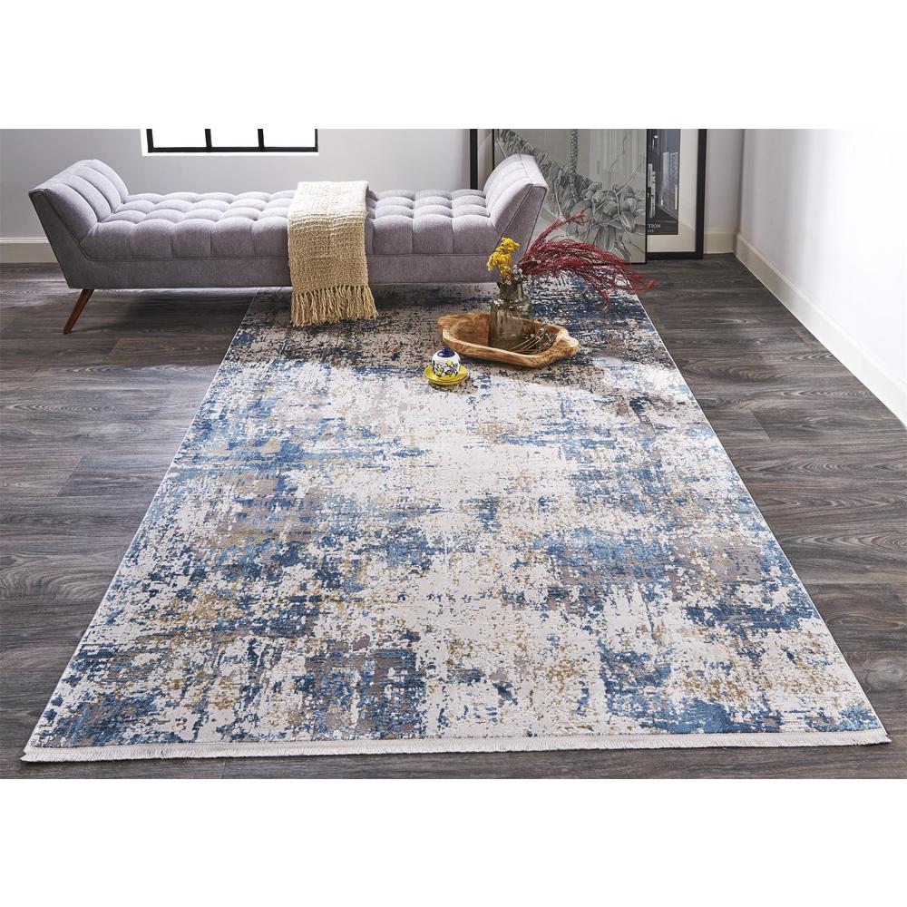 Cadiz Gradient Luster Rug, Light Blue/Ivory, 9ft-9in x 13ft-2in Area Rug, 8663891FBLUIVYH39. Picture 1