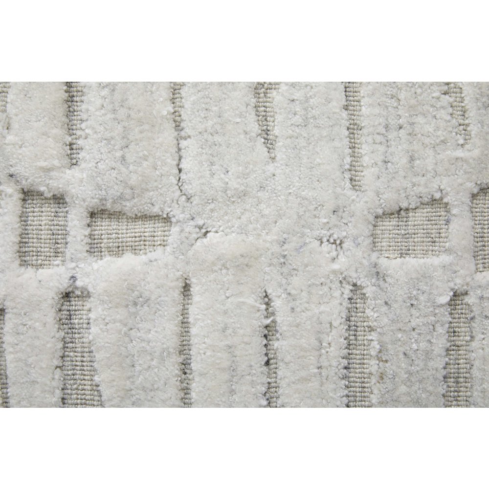 Elias Modern Geometric, Ivory/Tan, 3'-6" x 5'-6" Accent Rug. Picture 6