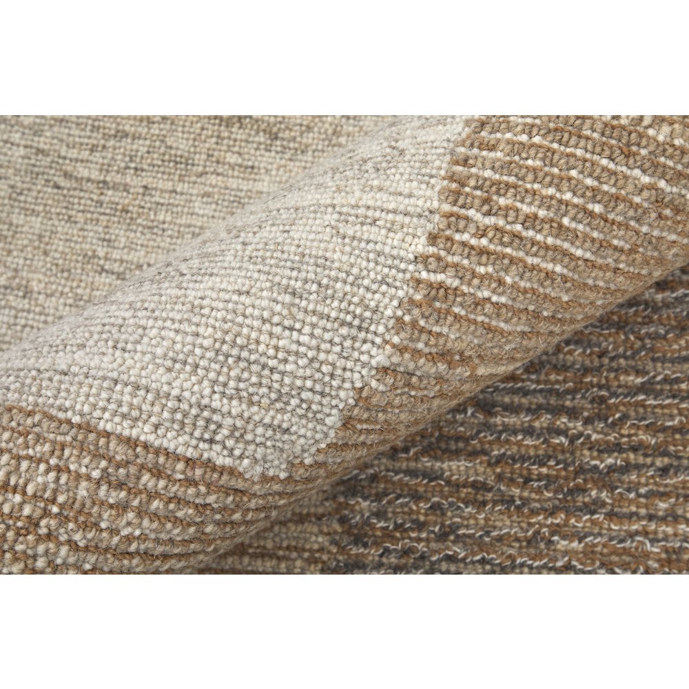 Pollock Modern Abstract, Brown/Tan/Ivory, 10' x 14' Area Rug. Picture 5