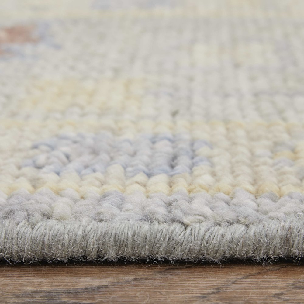 Fillmore Traditional Floral & Botanical, Blue/Taupe/Gray, 8' x 10' Area Rug. Picture 8