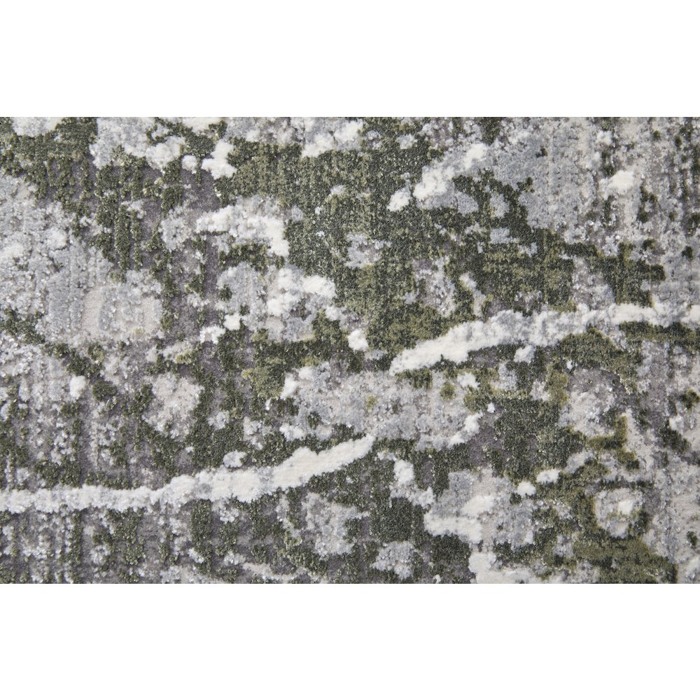 Cadiz Modern Abstract, Gray/Green/Taupe, 2'-2" x 3'-2" Accent Rug. Picture 7