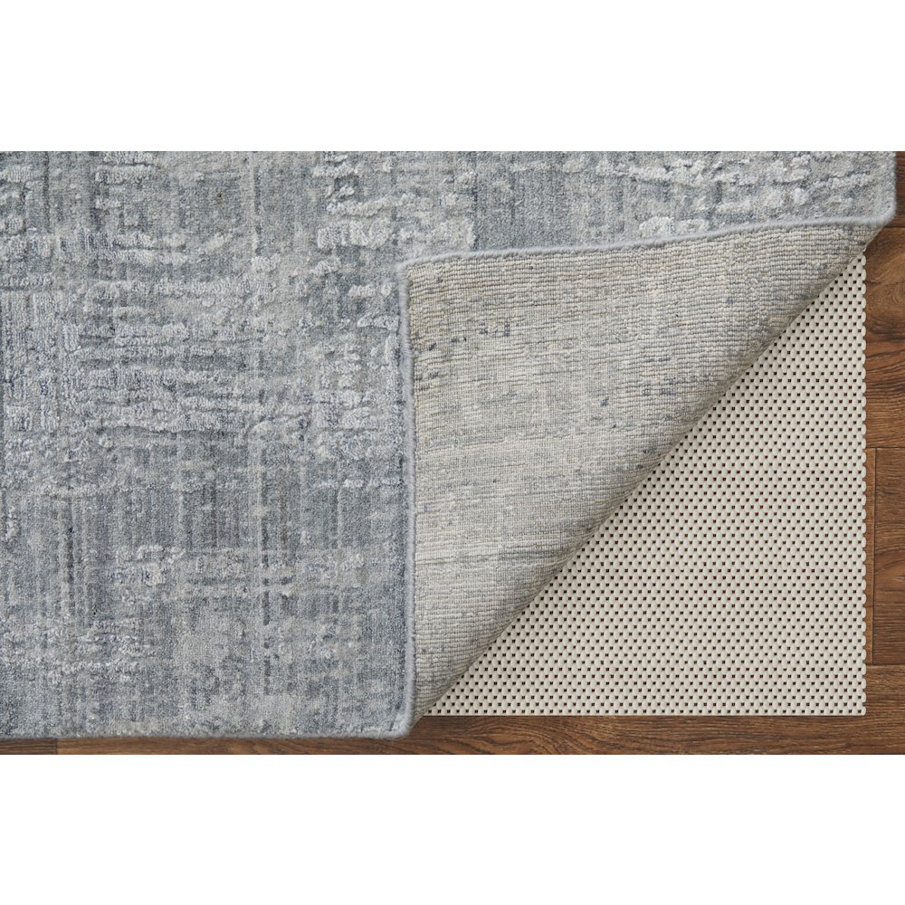 Eastfield Modern Abstract, Blue/Silver, 2' x 3' Accent Rug. Picture 4