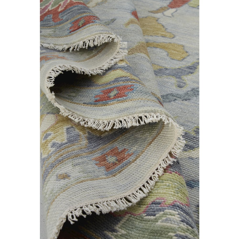 Karina Traditional Persian, Blue/Gray/Gold, 9'-6" x 13'-6" Area Rug. Picture 6