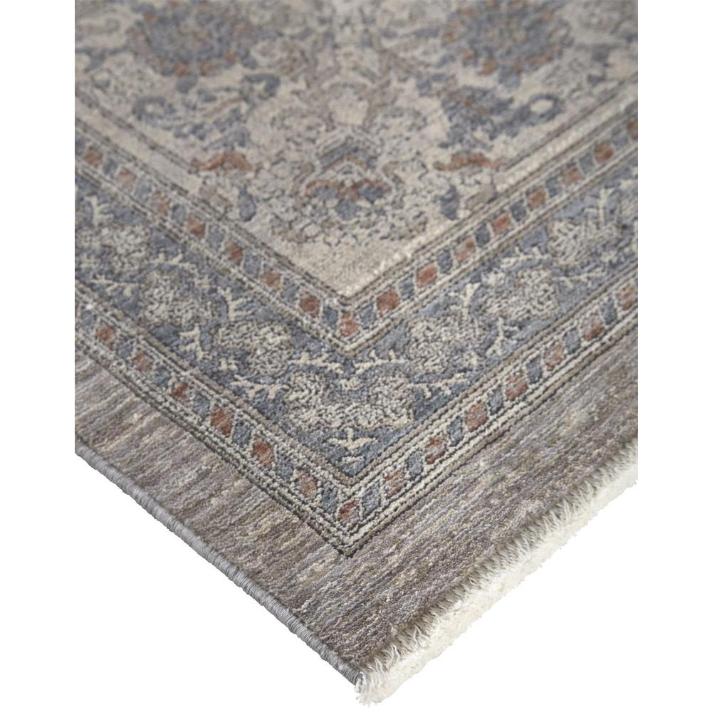 Marquette Rustic Persian Farmhouse Rug, Warm Gray/Blue, 5ft x 7ft - 2in Area Rug, MRQ3761FGRYMLTE83. Picture 3