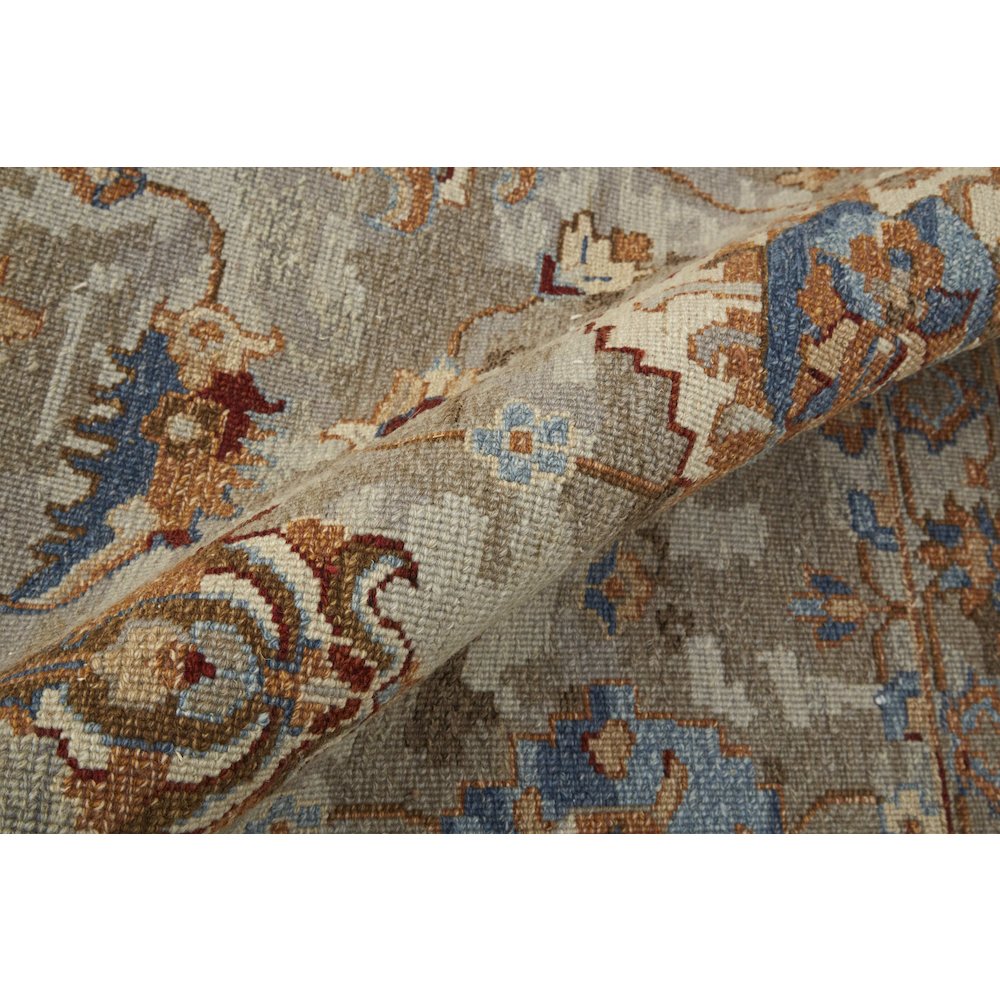 Leylan Transitional Floral & Botanical, Brown/Tan/Gray, 3'-6" x 5'-6" Accent Rug. Picture 5