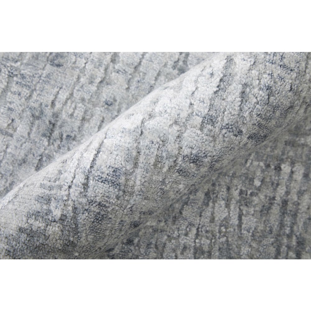 Eastfield Modern Abstract, Blue/Silver, 2' x 3' Accent Rug. Picture 5