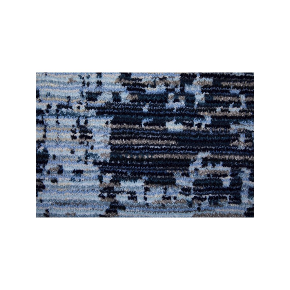 Sonora Modern Abstract, Blue/Black, 7'-10" x 10'-3" Area Rug. Picture 5