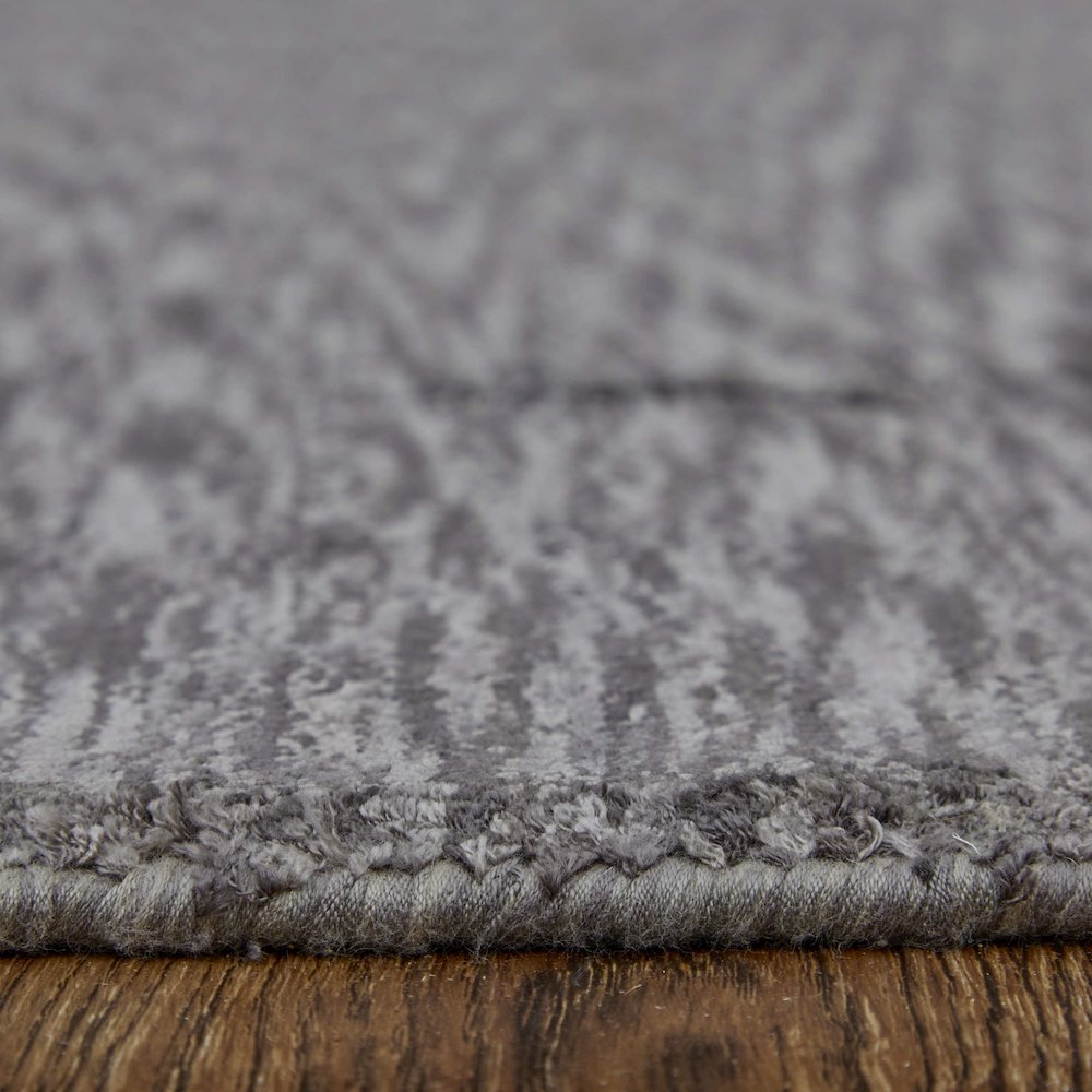 Marlowe Modern Chevron, Gray/Taupe, 5'-6" x 8'-6" Area Rug. Picture 8