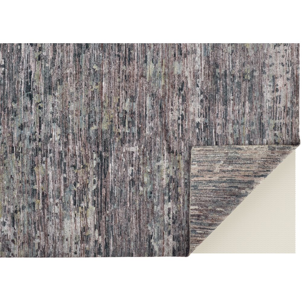 Conroe Modern Abstract, Blue/Gray, 7'-9" x 9'-9" Area Rug. Picture 4